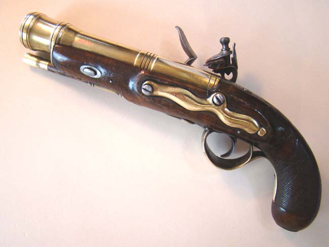 An 18th century flintlock blunderbuss pistol signed 'Barnett' circa 1760-1780 — image 2